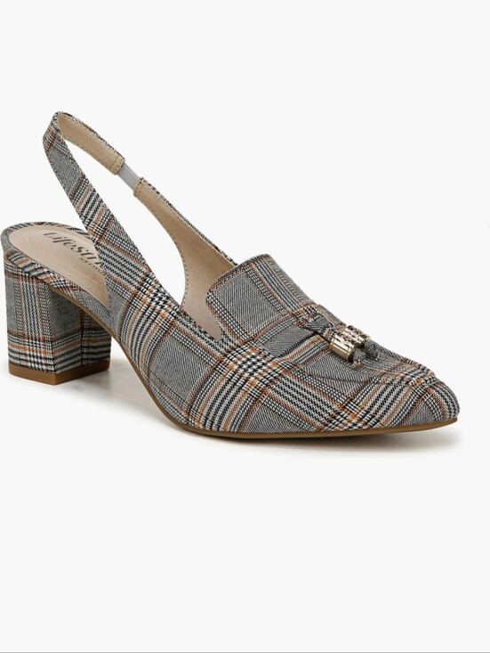 Life Stride Shoes - Audrey Slingback Tassel Loafer Pump 8M